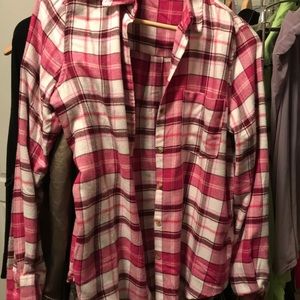Pink plaid shirt